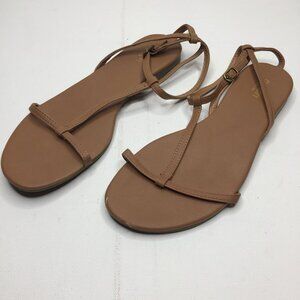Old Navy Womens Brown Slingback Strap Sandal Spring Summer Casual Fun Size 10